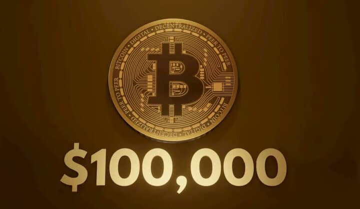بیت‌کوین در دوراهی ۱۰۰ هزار دلاری قرار دارد