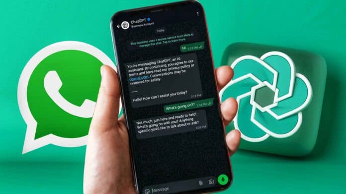 ویدیو/ دسترسی به خط تماس «ChatGPT» توسط واتس‌اپ