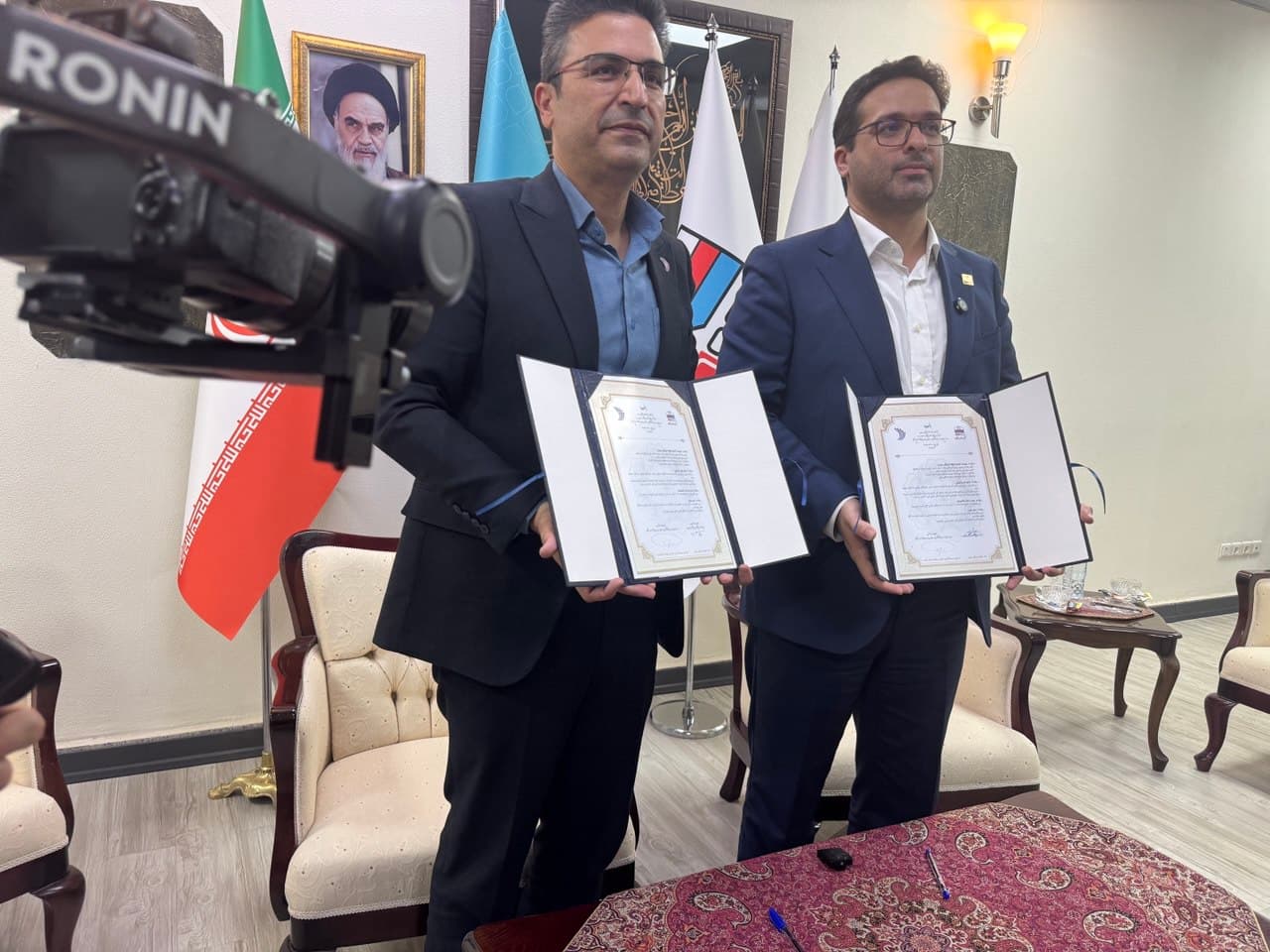 همکاری فولاد هرمزگان و صندوق مبارکه در مسیر نوآوری صنعتی