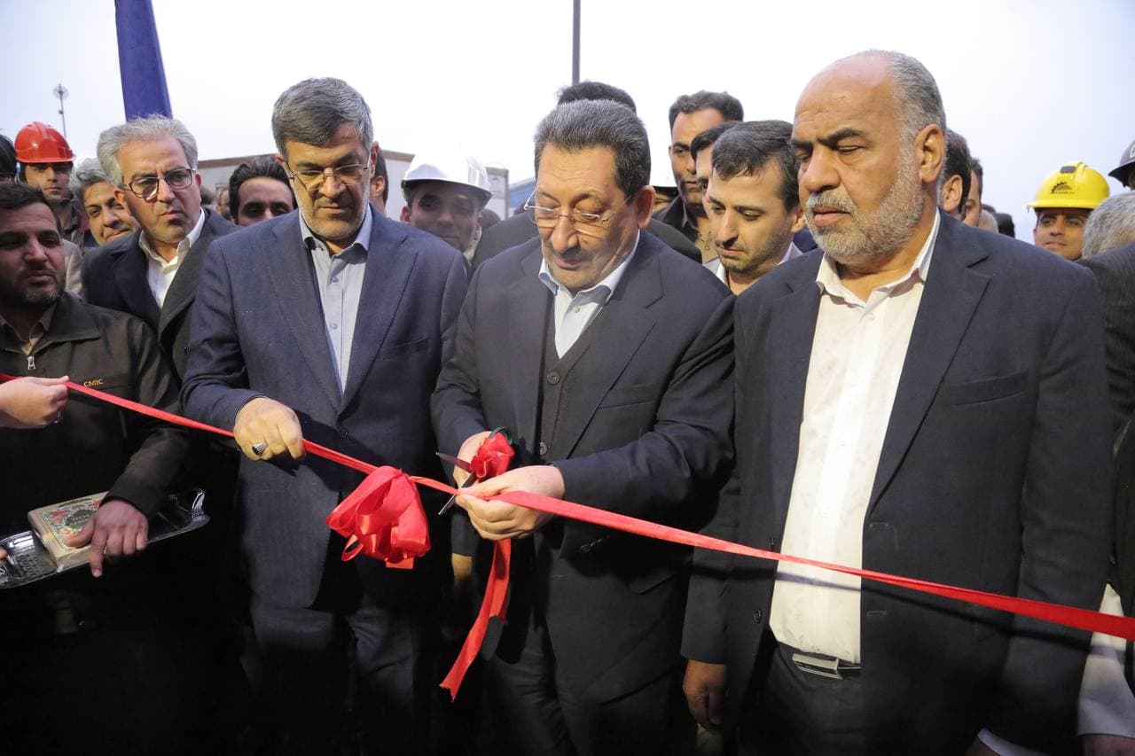 افتتاح کارخانه کنسانتره آهن بهاباد با حضور وزیر صمت و رییس هیأت عامل ایمیدرو